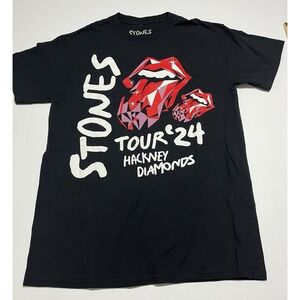 ROLLING STONES HACKNEY DIAMONDS TOUR 2024  T-SHIRT MEDIUM MEN‎